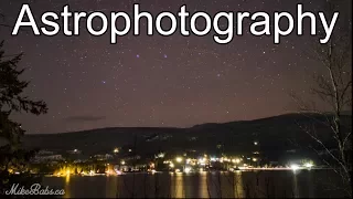 ASTROPHOTOGRAPHY with the Olympus OMD EM10 Mark ii - O-MD E-M10 Long Exposure of Stars.