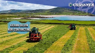 Bales By the Skellig Islands- Kieran Galvin Agri Contracting