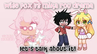 Wise Fox VS Mika Rou drama - All that happened + my thoughts 🍵