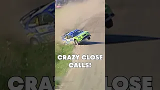 Sometimes luck plays a part in rallying 🍀 #closecalls #wrc #bestrally #rallychampionship