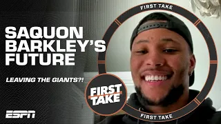 A Giant for life?! Saquon Barkley addresses future in New York, Daniel Jones & more 👀 | First Take