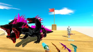 FPS AVATAR & BLACK HYDRA RESCUE MISSION DEATH RUN - Animal Revolt Battle Simulator