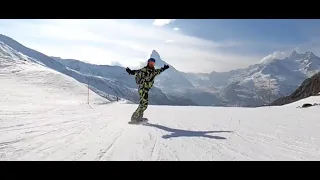 Zermatt Matterhorn Snowboarding🏔🏂🇨🇭🚠