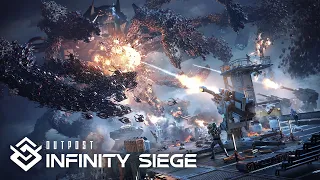 #1 Outpost: Infinity Siege Защита точки, лутинг, улучшение турелей и арты.