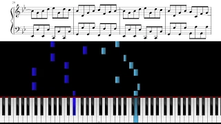 Eiffel 65  - Blue (Da Ba Dee) - Piano Tutorial / Piano Sheet Music