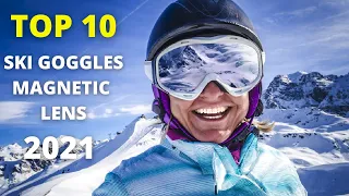 TOP 10: Best Ski Goggles Snow Snowboard Goggles 2021 | Men Women Snowmobile Skiing Skating