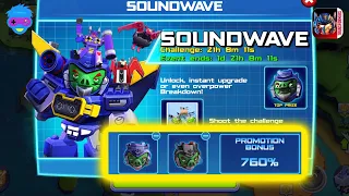 Angry Birds Transformers - LIVE EVENT - Soundwave - 760% BONUS