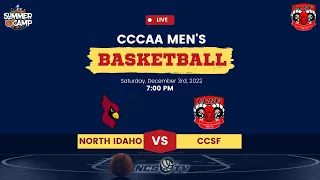 North Idaho vs City College of San Francisco Men's Basketball LIVE 12/3/22