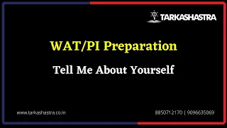 B-school Interview | Tell Me About Yourself? | GDPI | WAT Interview Series