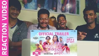 KABADDI KABADDI KABADDI - Movie Trailer Reaction  Dayahang Rai, Upasana Singh, Karma, Wilson Bikram