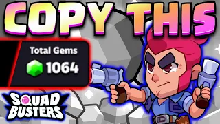 How to WIN 1000 GEMS in a SINGLE GAME!! - Squad Busters