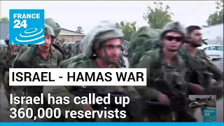 Israel's reservists drop everything and rush home following Hamas attack • FRANCE 24 English