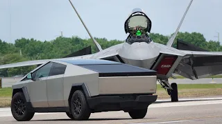 F-22 Raptor / Cybertruck - Captain: Samuel "RaZZ" Larson | OrlandoSandford Airshow