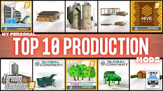 TOP 10 PRODUCTION MODS - Farming Simulator 19