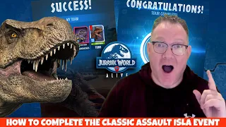 GUIDE - How to Complete the Classic Assault Isla Event | Jurassic World Alive 3.1