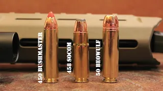 450 Bushmaster vs 458 SOCOM vs 50 Beowulf