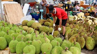 Must Try! Best Tropical Fruit Jackfruit - Fruit Cutting Skills