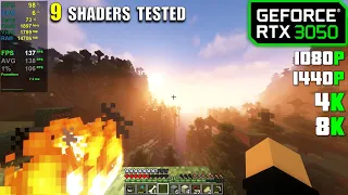 RTX 3050 | Minecraft + Shaders - 1080p, 1440p, 4K, 8K - EP 13