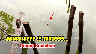 DAHSYAT !! Tarikan ikan ini Bener² Ngeri, Mancing kakap putih