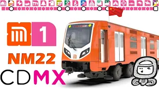 CDMX Línea 1 del Metro Renovada y Lista con nuevos Trenes NM22