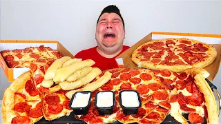 I'm loosing too much weight ... Pizza Mukbang