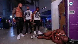 The Usos attack Big E at the backstage - WWE SmackDown 9/17/21