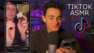 ASMRtist Reacts to TikTok ASMR 😱