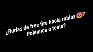 Burlas de la comunidad de free fire a roblox (Que esta pasando con estos videos en Tik Tok?)