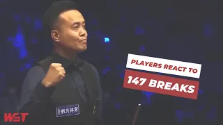 How Snooker Players React To 147s