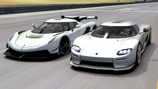 Koenigsegg CC850 2024 vs Koenigsegg Jesko at Special Stage Route X