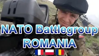 French and Polish Soldiers train hard with Romanian troops - NATO Battlegroup