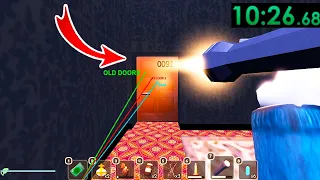 I Found Mega RARE DOOR!!! Speedrun SUPER LUCKY MODE - DOORS Hotel+ Update [+SUPER HARD MODE]