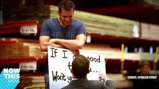 If you missed it The cutest ever marriage proposal in a Home Depot