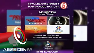 APAT NA ABS-CBN ENTERTAINMENT PRIMETIME SHOWS, MAPAPANOOD NA SA TV5 | ABS-CBN News PR Rundown