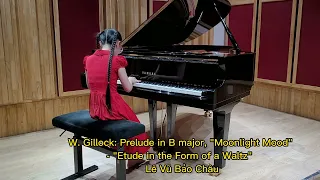 Lê Vũ Bảo Châu plays Gillock: Prelude in B major, "Moonlight Mood" - "Etude in the Form of a Waltz"