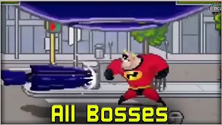 The Incredibles - All Bosses