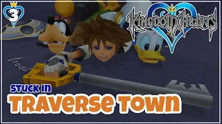 STUCK IN TRAVERSE TOWN - Kingdom Hearts HD 1.5 Remix Walkthrough - Part 3 [PS5]