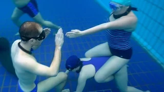 Mannequin Challenge and freedivers