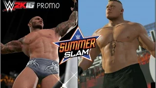 WWE 2K16 Promo - Brock Lesnar vs Randy Orton Summerslam 2016