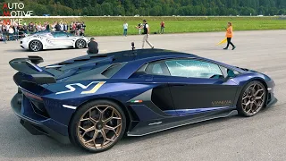 Lamborghini Aventador SVJ vs McLaren Senna vs Bugatti Veyron vs Pagani Huayra - SOC 2019