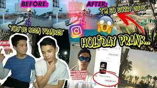 I FAKED going on HOLIDAY for a whole WEEK.. *FAKING MY LIFE ON SOCIAL MEDIA* PRANK!