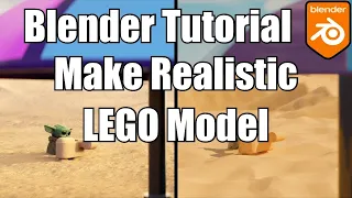 Make realistic LEGO model | How to use Blender | Blender Animation Tutorial