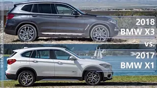 2018 BMW X3 vs 2017 BMW X1 - What's the difference? (technical comparison)