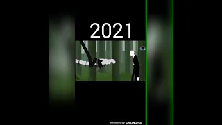 evolution of slender man #animation #evolution #slenderman #shorts