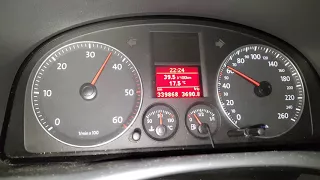 VW Touran 1.9 TDI 0-100 km/h acceleration