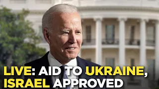 Biden speaks on Ukraine, Israel foreign aid, expected to sign bill: Watch live