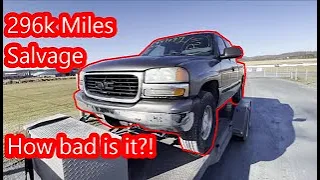 I Bought A $625 GMC Sierra At Copart Sight Unseen To Drive Across The Country? Part 1: The Reveal