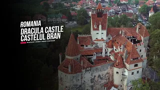 Dracula Castle Transylvania | Castelul Bran Romania | Aerial Drone Video Footage