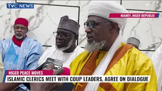 Niger Coup Leaders Agree To Dialogue With ECOWAS After Meeting WIth Islamic Clerics