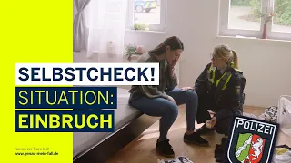 SELBSTCHECK – Einbruch: Wie würdest du dich entscheiden? | Polizei NRW